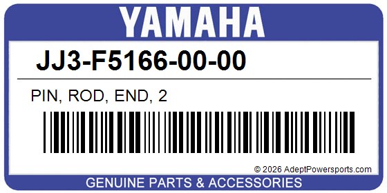 Yamaha JJ3-F5166-00-00 Pin, Rod, End, 2