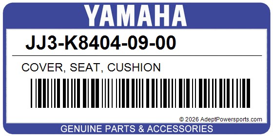 Yamaha JJ3-K8404-09-00 Cover, Seat, Cushion