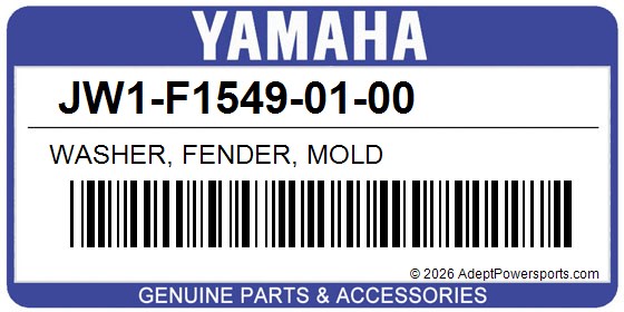 Yamaha JW1-F1549-01-00 Washer, Fender, Mold