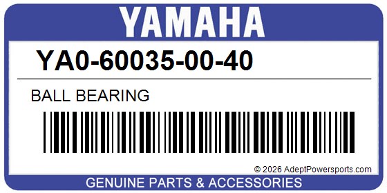 Yamaha YA0-60035-00-40 Ball Bearing