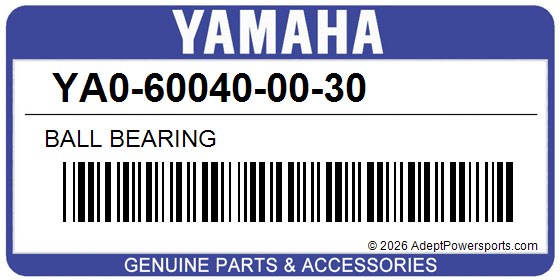Yamaha YA0-60040-00-30 Ball Bearing