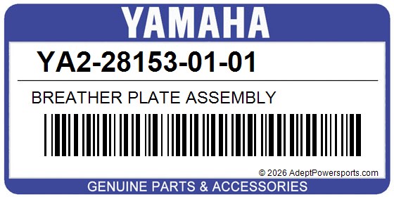Yamaha YA2-28153-01-01 Breather Plate Assembly