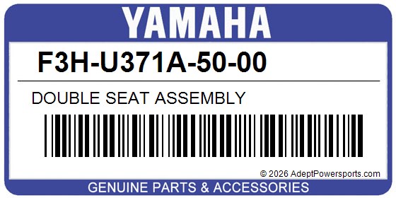 Yamaha F3H-U371A-50-00 Double Seat Assembly