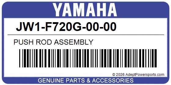 Yamaha JW1-F720G-00-00 Push Rod Assembly