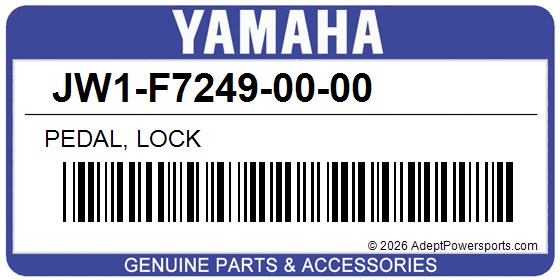 Yamaha JW1-F7249-00-00 Pedal, Lock