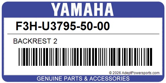 Yamaha F3H-U3795-50-00 Backrest 2