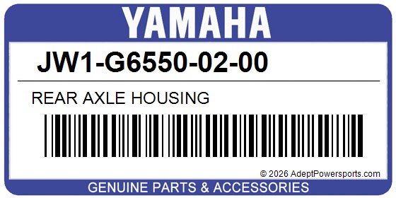 Yamaha JW1-G6550-02-00 Rear Axle Housing