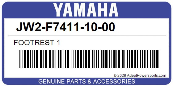 Yamaha JW2-F7411-10-00 Footrest 1