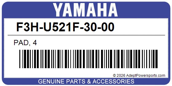 Yamaha F3H-U521F-30-00 Pad, 4