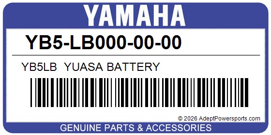 Yamaha YB5-LB000-00-00 Yb5lb  Yuasa Battery