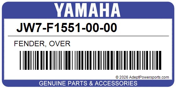 Yamaha JW7-F1551-00-00 Fender, Over