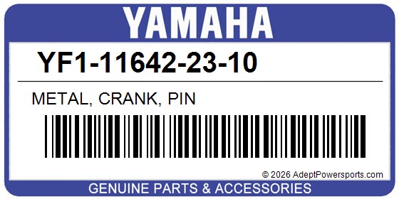 Yamaha YF1-11642-23-10 Metal, Crank, Pin