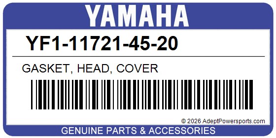 Yamaha YF1-11721-45-20 Gasket, Head, Cover