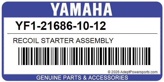 Yamaha YF1-21686-10-12 Recoil Starter Assembly
