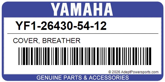 Yamaha YF1-26430-54-12 Cover, Breather