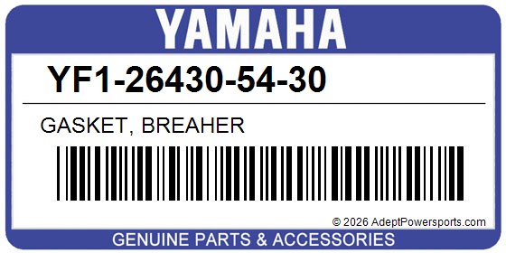 Yamaha YF1-26430-54-30 Gasket, Breaher