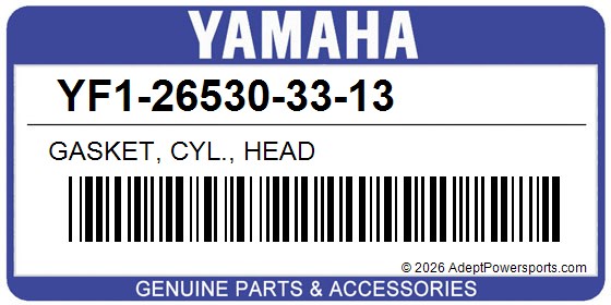Yamaha YF1-26530-33-13 Gasket, Cyl., Head