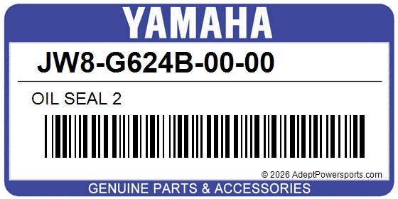 Yamaha JW8-G624B-00-00 Oil Seal 2