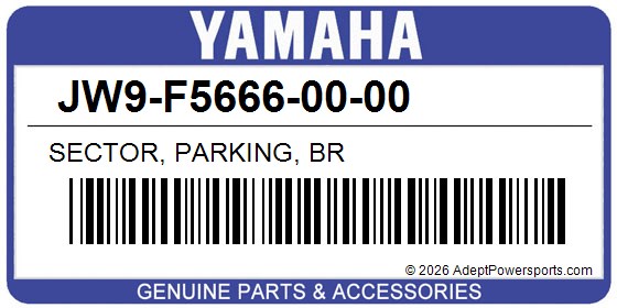 Yamaha JW9-F5666-00-00 Sector, Parking, Br