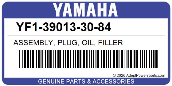 Yamaha YF1-39013-30-84 Assembly, Plug, Oil, Filler