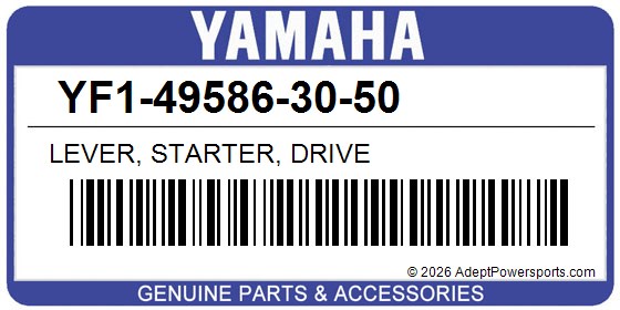 Yamaha YF1-49586-30-50 Lever, Starter, Drive