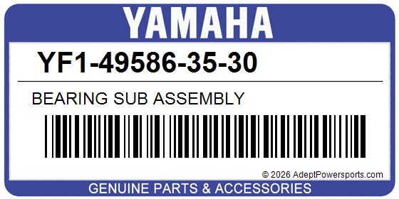 Yamaha YF1-49586-35-30 Bearing Sub Assembly