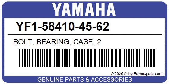 Yamaha YF1-58410-45-62 Bolt, Bearing, Case, 2