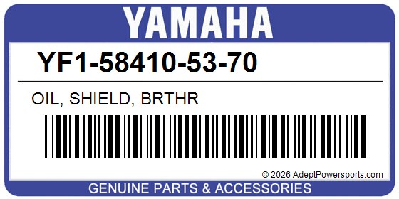Yamaha YF1-58410-53-70 Oil, Shield, Brthr