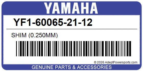 Yamaha YF1-60065-21-12 Shim (0.250Mm)
