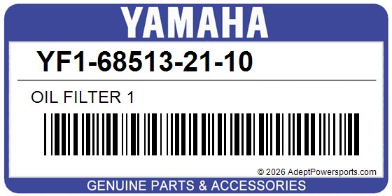 Yamaha YF1-68513-21-10 Oil Filter 1