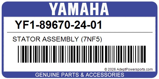 Yamaha YF1-89670-24-01 Stator Assembly (7Nf5)