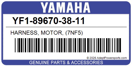 Yamaha YF1-89670-38-11 Harness, Motor, (7Nf5)