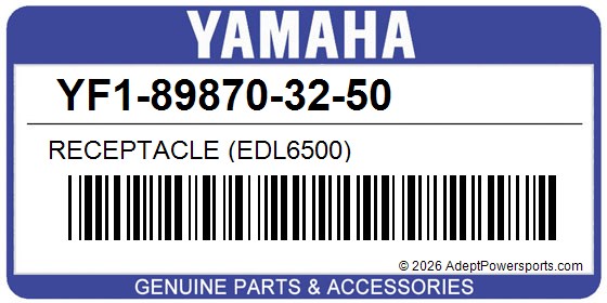 Yamaha YF1-89870-32-50 Receptacle (Edl6500)