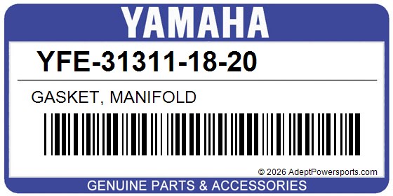 Yamaha YFE-31311-18-20 Gasket, Manifold