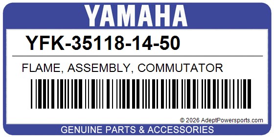 Yamaha YFK-35118-14-50 Flame, Assembly, Commutator
