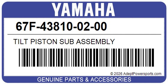 Yamaha 67F-43810-02-00 Tilt Piston Sub Assembly