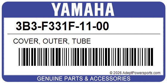 Yamaha 3B3-F331F-11-00 Cover, Outer, Tube