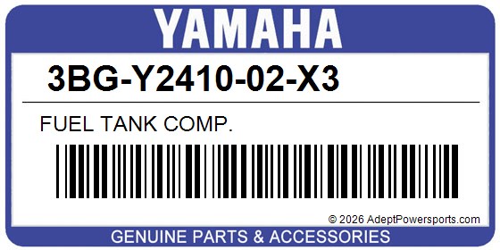 Yamaha 3BG-Y2410-02-X3 Fuel Tank Comp.