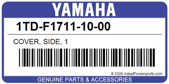 Yamaha 1TD-F1711-10-00 Cover, Side, 1