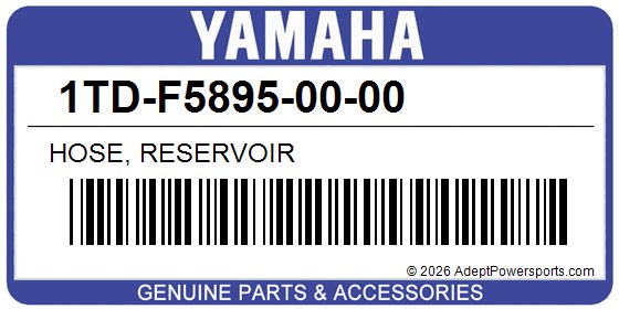 Yamaha 1TD-F5895-00-00 Hose, Reservoir