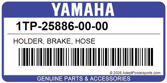 Yamaha 1TP-25886-00-00 Holder, Brake, Hose