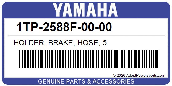Yamaha 1TP-2588F-00-00 Holder, Brake, Hose, 5