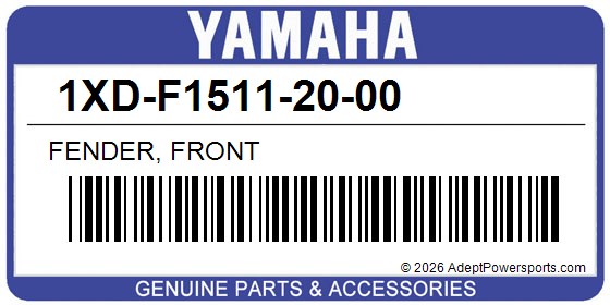 Yamaha 1XD-F1511-20-00 Fender, Front