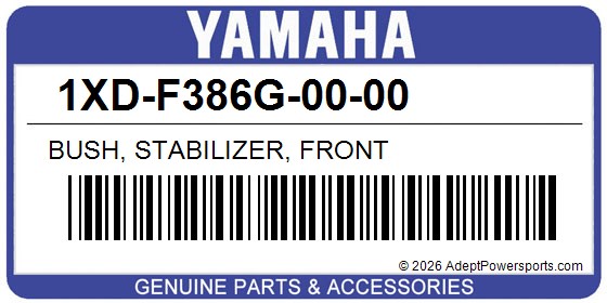 Yamaha 1XD-F386G-00-00 Bush, Stabilizer, Front