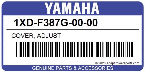 Yamaha 1XD-F387G-00-00 Cover, Adjust