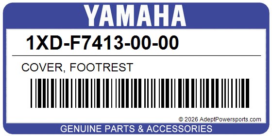 Yamaha 1XD-F7413-00-00 Cover, Footrest
