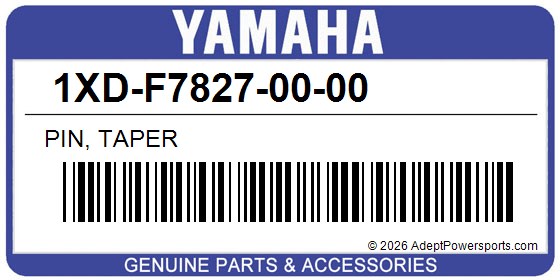 Yamaha 1XD-F7827-00-00 Pin, Taper