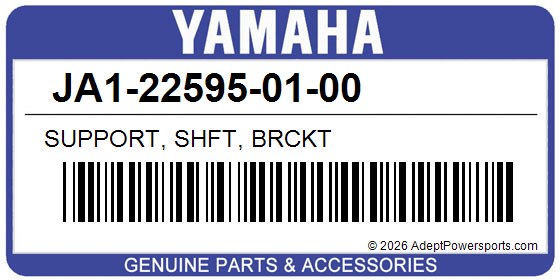 Yamaha JA1-22595-01-00 Support, Shft, Brckt