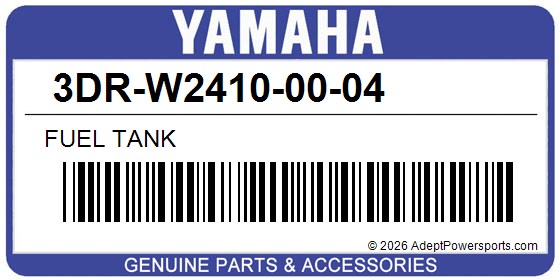 Yamaha 3DR-W2410-00-04 Fuel Tank