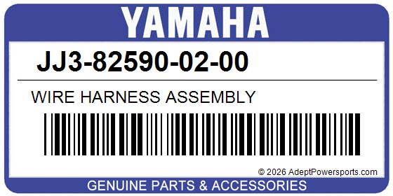 Yamaha JJ3-82590-02-00 Wire Harness Assembly